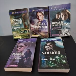 5 Mystery/Suspense Paperback Books